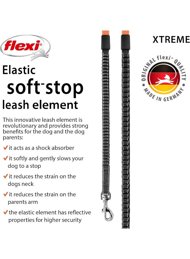 Flexi Xtreme Tape Leash 5m Black/Orange Large - Image 5