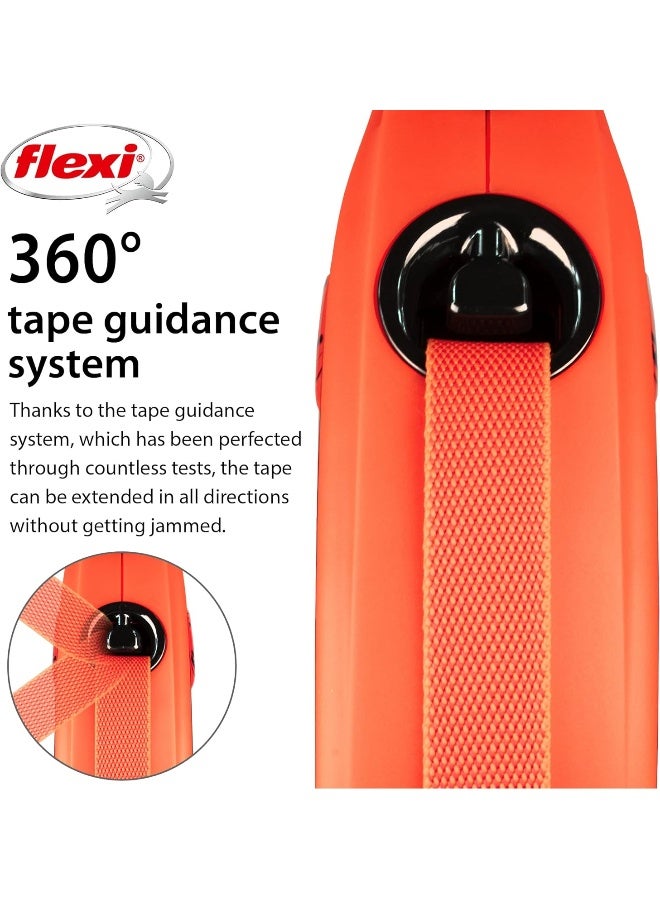 Flexi Xtreme Tape Leash 5m Black/Orange Large - Image 4