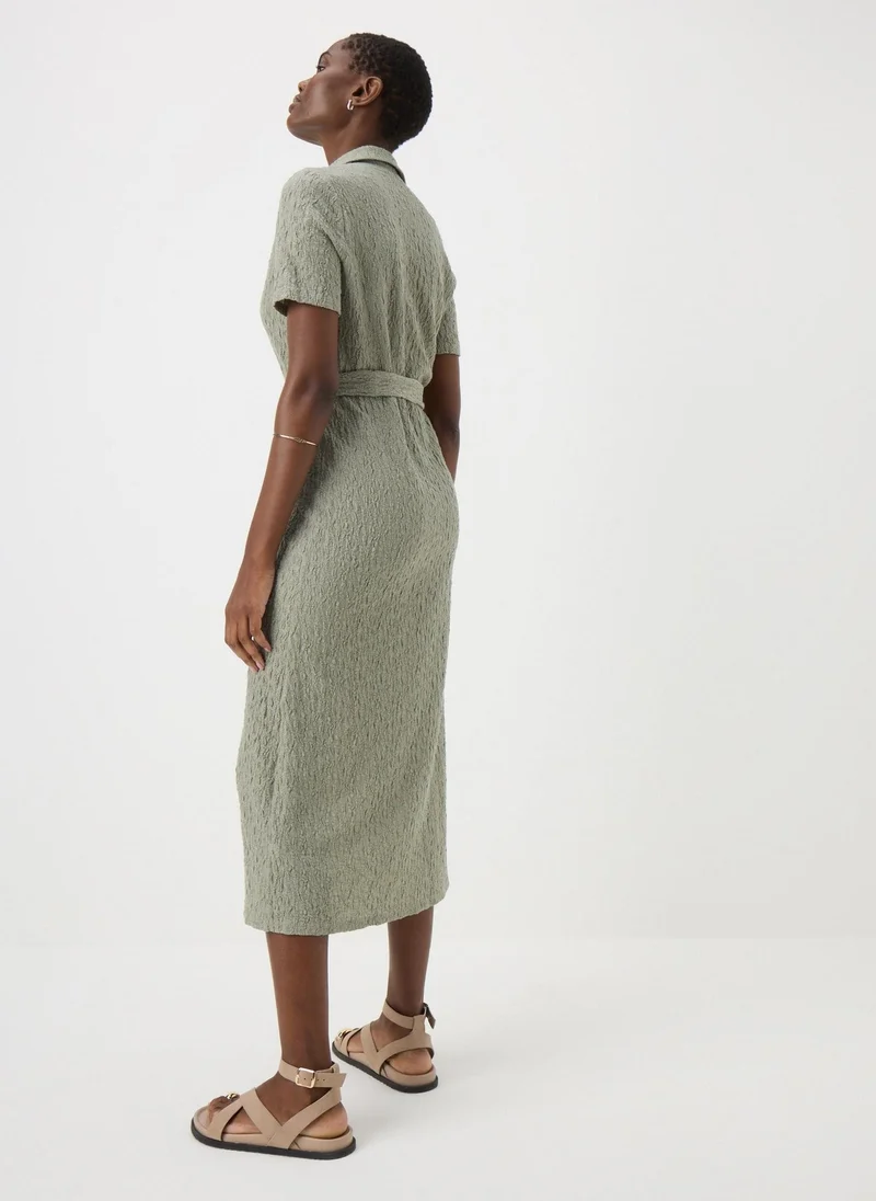Matalan Textured Shirt Midi Dress