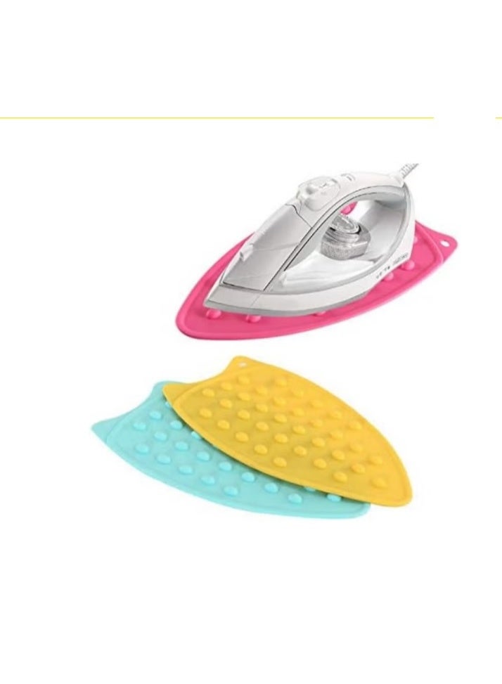 Heat-Resistant Silicone Iron Mat - Burning Prevention Anti-Slip Insulation Pad for Clothes and Ironing Board Protection (For Steam and Dry Irons) - Image 1