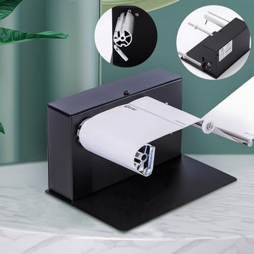 AIWFL Automatic Label Rewinder Rewinding Machine Speed 1-8 inch/s Automatic Label Rewinder Two-Way Rewinding 180mm Label Roller Machine Synchronize with Printer (R3) - Image 2