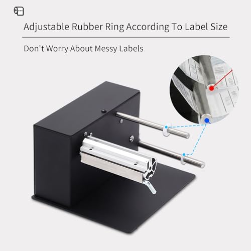 AIWFL Automatic Label Rewinder Rewinding Machine Speed 1-8 inch/s Automatic Label Rewinder Two-Way Rewinding 180mm Label Roller Machine Synchronize with Printer (R3) - Image 4