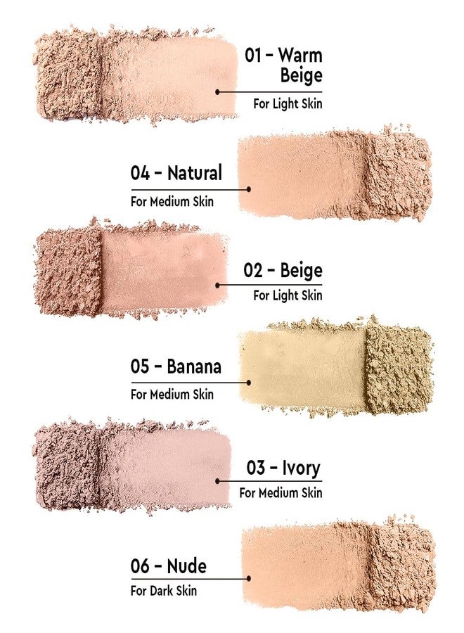 Million Colors Compact Powder SPF 30 - Beige 02, 12g | Poreless Face Powder for Glowing Skin | Oil Control Matte Finish | Hides Imperfections | Blends Effortlessly | For All Skin Types - Image 3