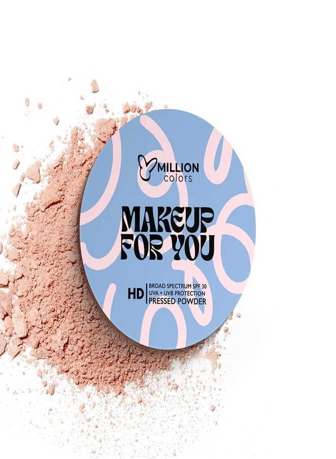Million Colors Compact Powder SPF 30 - Beige 02, 12g | Poreless Face Powder for Glowing Skin | Oil Control Matte Finish | Hides Imperfections | Blends Effortlessly | For All Skin Types - Image 1