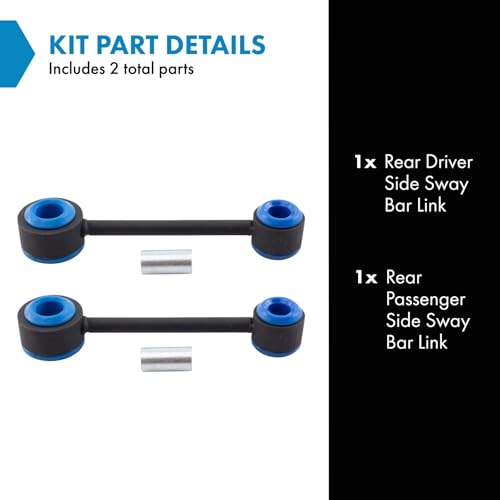 TRQ Rear Sway Bar Stabilizer Link Set Compatible with 2005-2014 Ford Mustang - Image 2