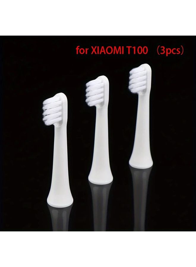 3 Pack Sonic Electric Toothbrush Heads Soft Vacuum Clean Compatible T100 - Image 1