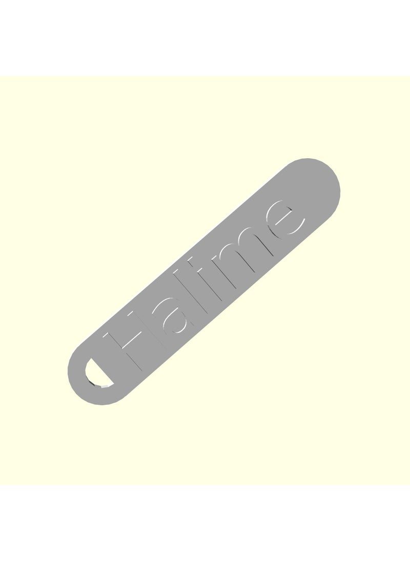 Epm3d Ee DD Halime Personalized Chainless Suitcase Bag Goods Tag Imprint Gift Hanger for Lover and Spouse Organic Plasti  - Image 4