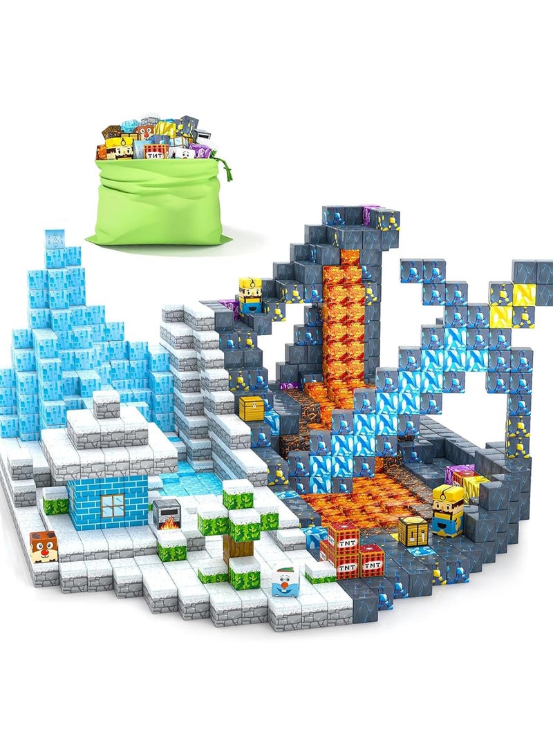 150PCS Magnetic Building Blocks, Magnetic Tile Building Blocks Set, Creative Educational Toys, Sensory and Outdoor Toys for Kids Ages 3+ - Image 1