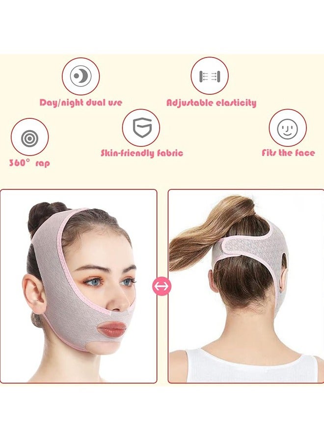 Bukela Beauty Face Sculpting Sleep Mask V Line Shaping Face Masks Double Chin Reducer, Chin Up Mask Face Lifting Belt, Face Tightening Chin Mask  - Image 4