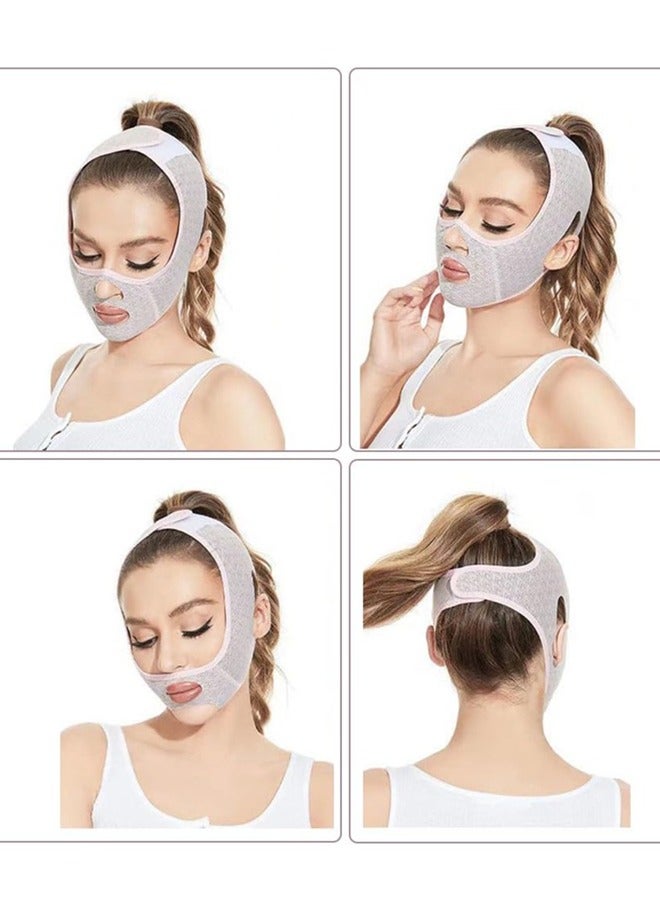 Bukela Beauty Face Sculpting Sleep Mask V Line Shaping Face Masks Double Chin Reducer, Chin Up Mask Face Lifting Belt, Face Tightening Chin Mask  - Image 3