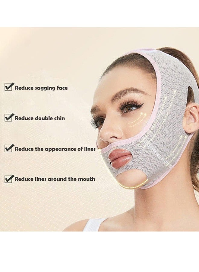 Bukela Beauty Face Sculpting Sleep Mask V Line Shaping Face Masks Double Chin Reducer, Chin Up Mask Face Lifting Belt, Face Tightening Chin Mask  - Image 5