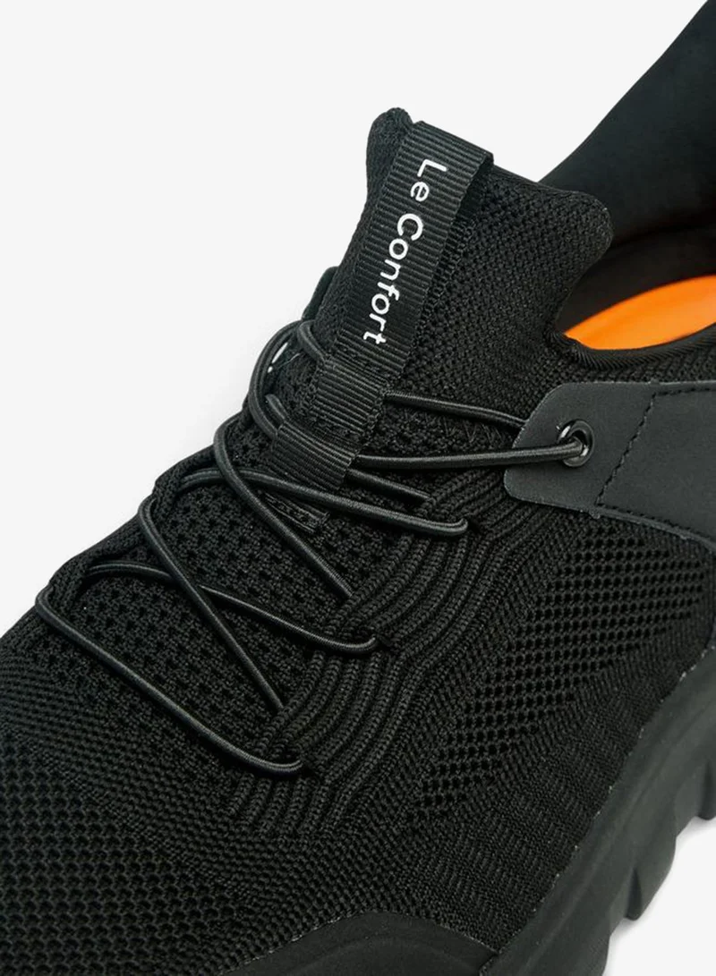 Le Confort BLACK Men Slip-On Ankle Sneakers for Men | Best Price UAE