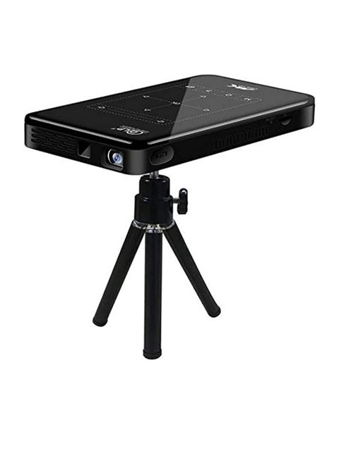 Handheld Mini Smart Touch Projector P09 | 1500 Lumens | Built-in 4000mAh Battery | HDMI, USB & SD Input