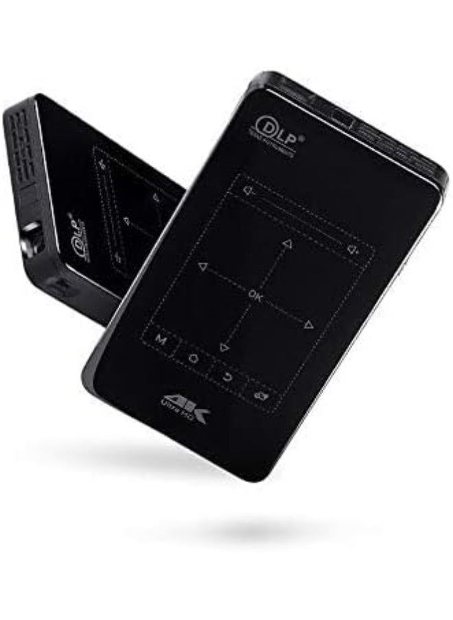 Generic - Handheld Mini Smart Touch Projector P09 | 1500 Lumens | Built-in 4000mAh Battery | HDMI, USB & SD Input - Image 1
