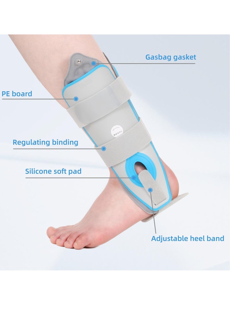 Generic Ankle Brace with Air Bag, Adjustable Semi-rigid Ankle Brace Stabilizer, One Size  - Image 3