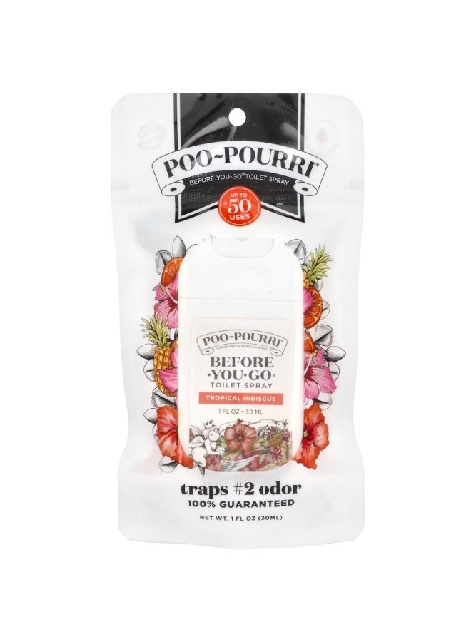 بوو - بوري بخاخ المرحاض بو-بوري، بيفور-يو-جو®، برائحة الكركديه الاستوائية، 30 مل (1 أونصة سائلة) - Image 2