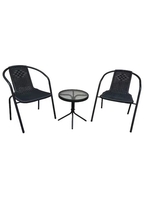 Camp Furniture Outdoor Balcony Small Table Chair Set Combination Folding Household Tea