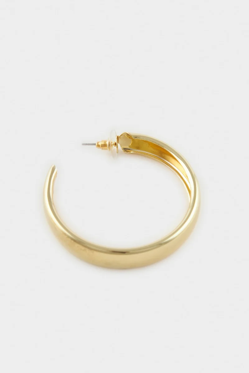 Defacto  Woman 2 Piece Gold Earrings for Women | Best Price UAE