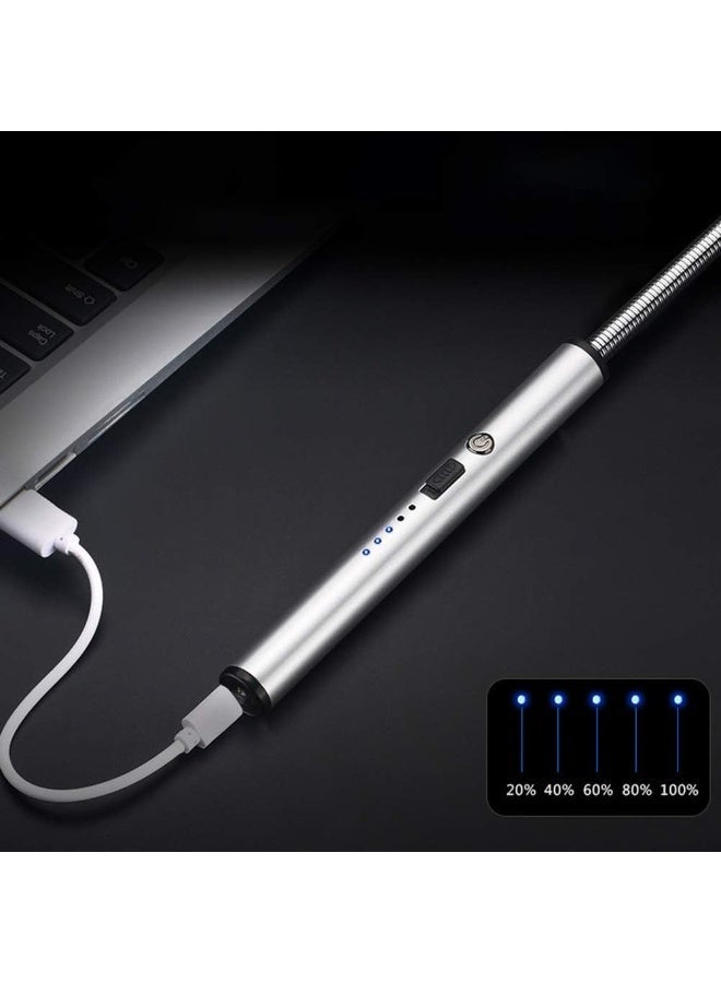 ولاعة كهربائية قابلة لإعادة الشحن عبر منفذ USB، مقاومة للرياح، تعمل بتقنية القوس الكهربائي، مناسبة للمطابخ والشواء، بدون لهب - متعدد الالوان - Image 5