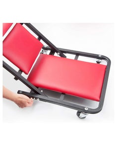 Winmax Foldable Heavy Duty Z Creeper Seat Rolling Chair Mechanics Garage 2 in 1 Work Bench  - Image 3