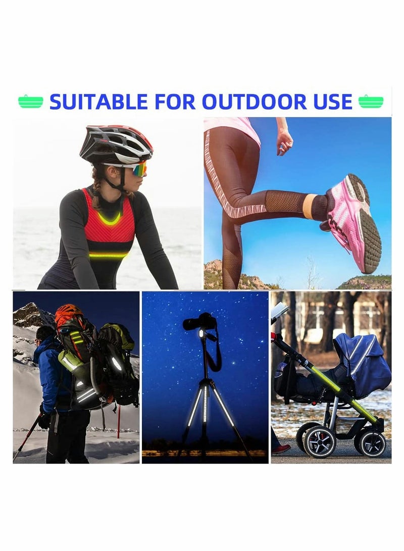 SYOSI Reflective Tapes 6 Rolls Safety Warning Stickers Waterproof Outdoor Bicycle Rim Reflector Tape Thin Sticker for Bikes Helmets Bicycles Motorcycle Decoration - Image 4