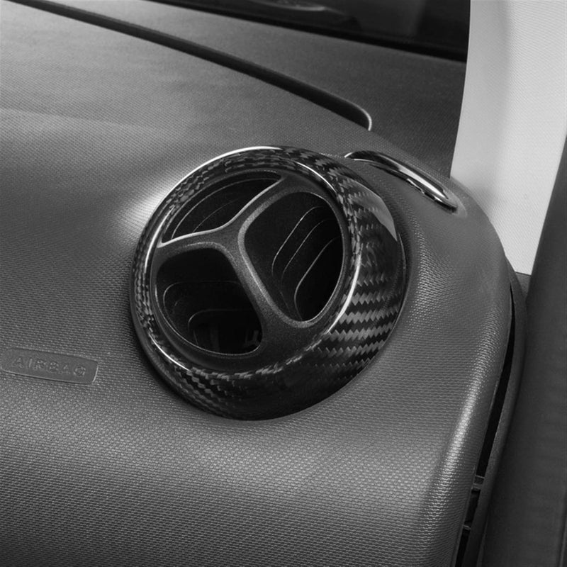 QASULER Carbon Fiber Air Vent Decoration Trim - Image 1
