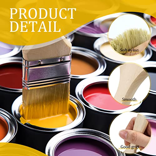 UPlama 48 Pack 2 inch-UPlama Chip Paint Brushes, All-Purpose Brush Set for Painting, Stains, Varnishes, Epoxy, Glue & Crafts, Multi-Surface Use on Wood, Walls & Furniture - Image 3
