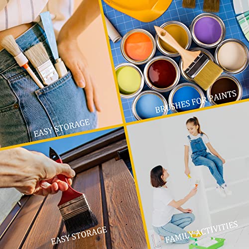 UPlama 48 Pack 2 inch-UPlama Chip Paint Brushes, All-Purpose Brush Set for Painting, Stains, Varnishes, Epoxy, Glue & Crafts, Multi-Surface Use on Wood, Walls & Furniture - Image 4