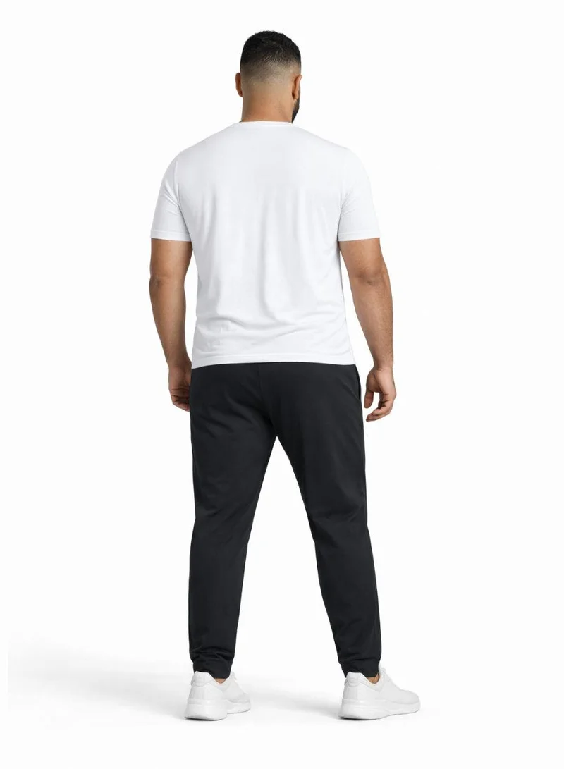 Prima Ace Black Plus Size Men's Workout Joggers for Gym Black for Men | Best Price UAE
