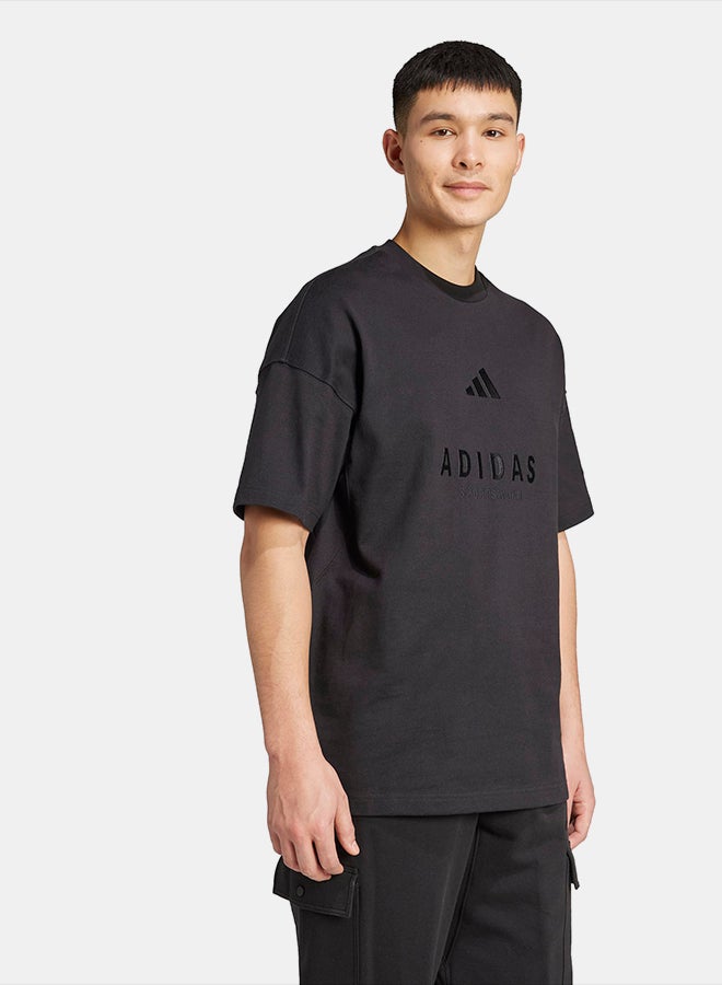 Adidas ALL SZN Embroidered Graphics T-Shirt - Image 3