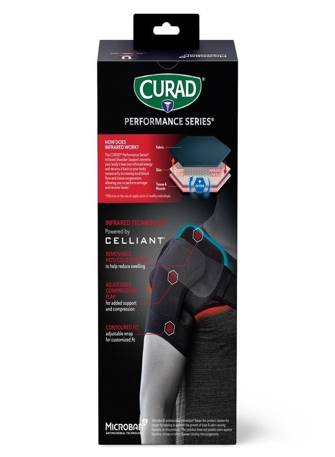 كيوراد دعامة كتف بالأشعة تحت الحمراء من سلسلة CURAD® Performance، قابلة للتعديل، عالمية - Image 2