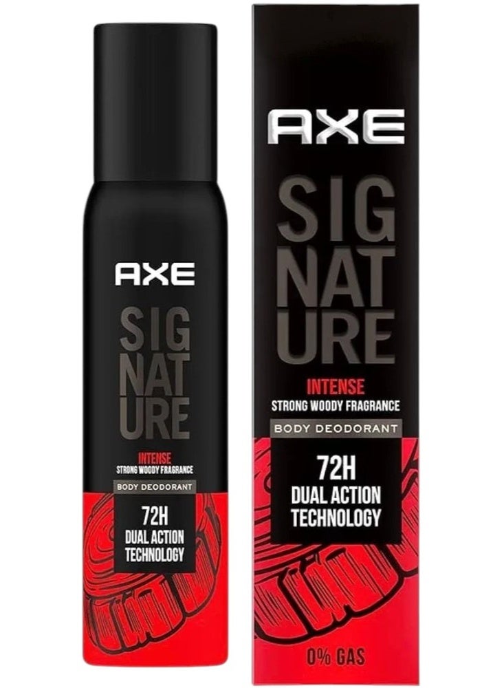 Axe Intense Strong Woody Fragrance Body Deodorant 72H Dual Action Technology 122ml - Image 2