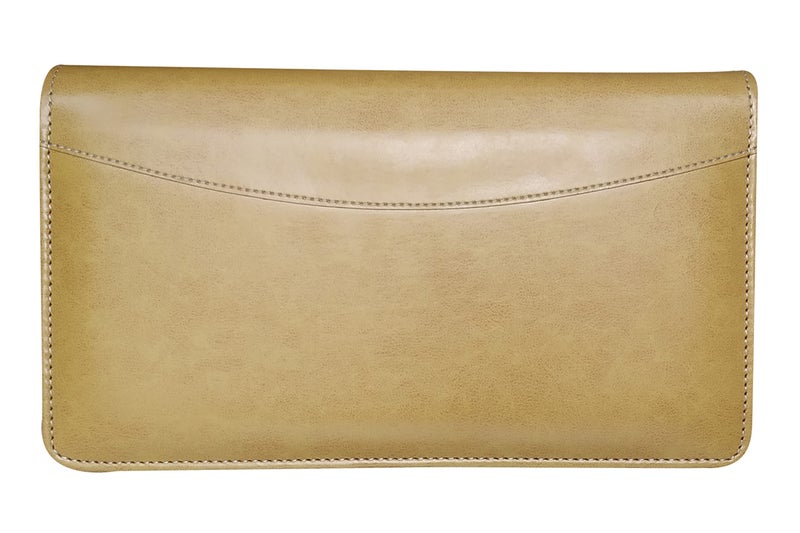 Sukeshcraft Multiple Cheque Book Holder | Original PU Holds Upto 8 Cheque Books, Brown - Image 2