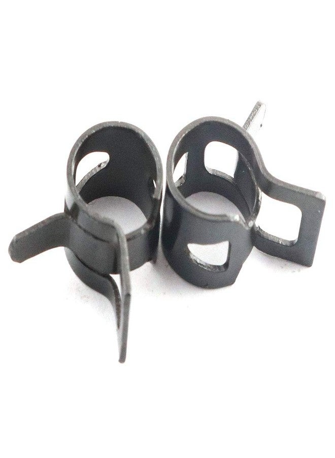 LQ Industrial مشبك زنبركي من LQ Industrial مقاس 8 مم، 50 قطعة، مشبك زنبركي من الفولاذ المنغنيز الأسود مقاس 8 مم، لخط خرطوم الوقود، أنبوب الماء، أنبوب الهواء - Image 5