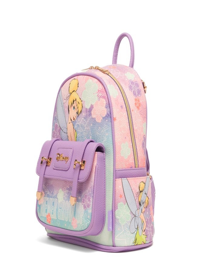 Wondapop Disney Tinker Bell Never Grow Up 11" Vegan Leather Mini Backpack - Image 5