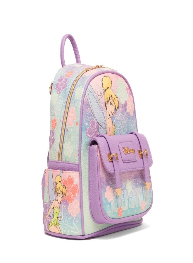 Wondapop Disney Tinker Bell Never Grow Up 11" Vegan Leather Mini Backpack - Image 4