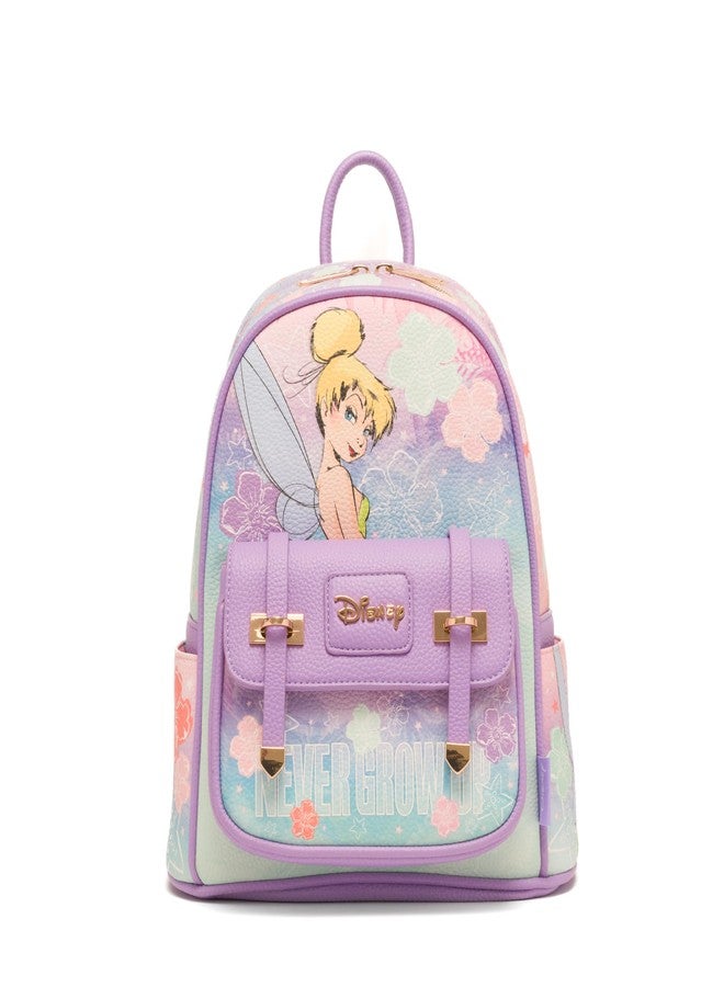 Wondapop Disney Tinker Bell Never Grow Up 11" Vegan Leather Mini Backpack - Image 1