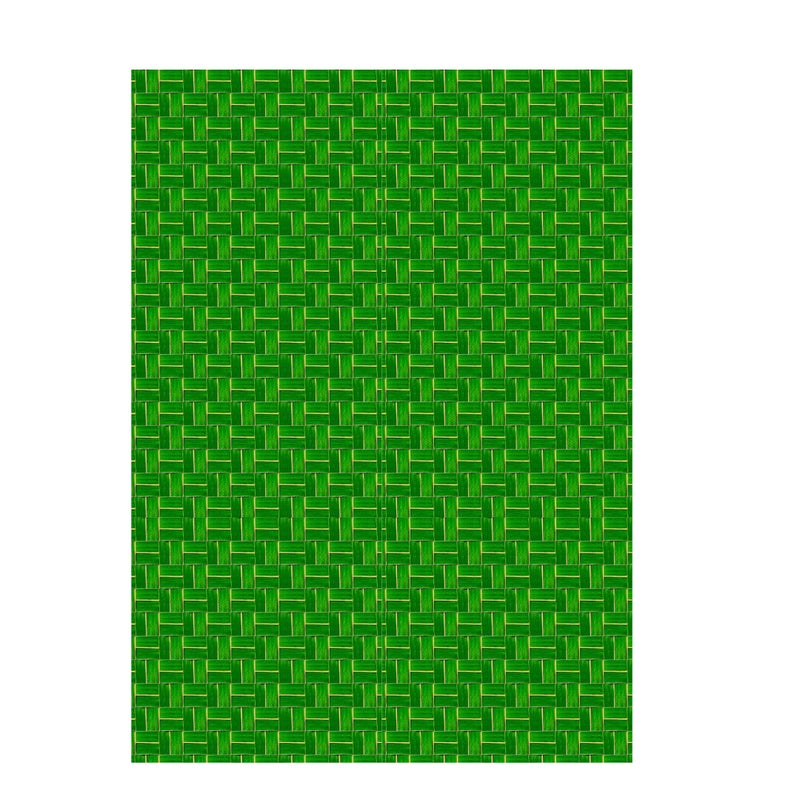 Sri Yagnaa - Backdrop Cloth for Pooja Decoration - M 13 - Traditional Background Curtain Cloth for Festival (5x8 Ft) (Green Coconut Leaf Backdrop) - Image 4