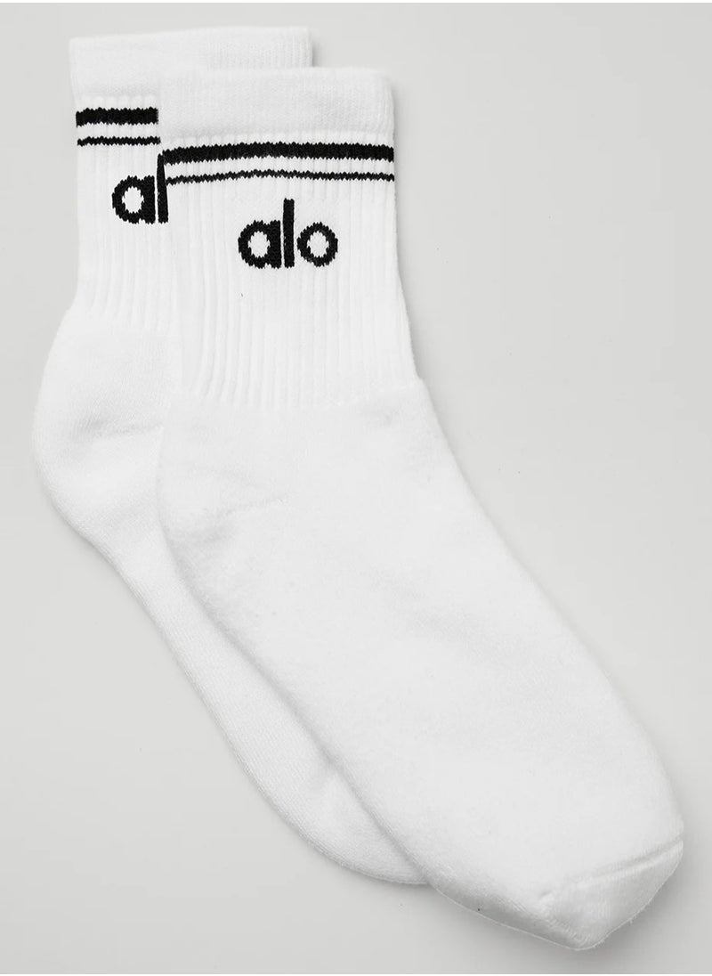 3pcs Unisex Half-Crew Throwback Sock