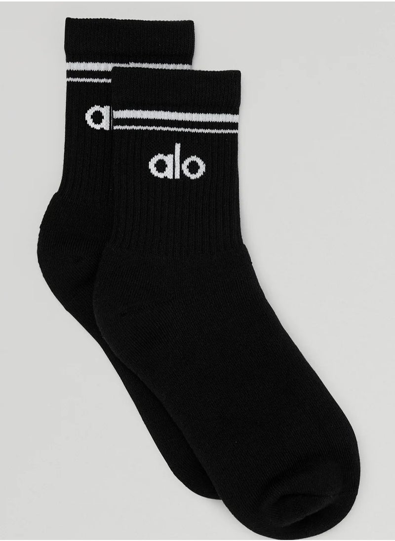 3pcs Unisex Half-Crew Throwback Sock