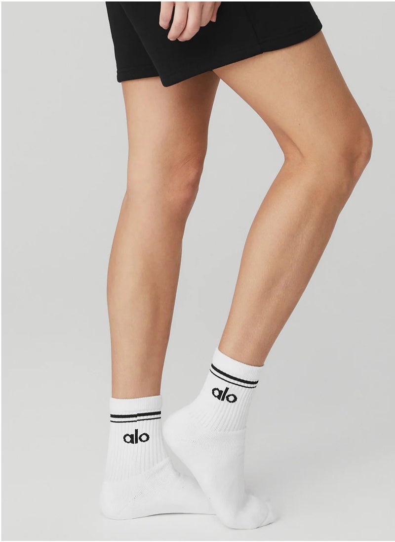 3pcs Unisex Half-Crew Throwback Sock