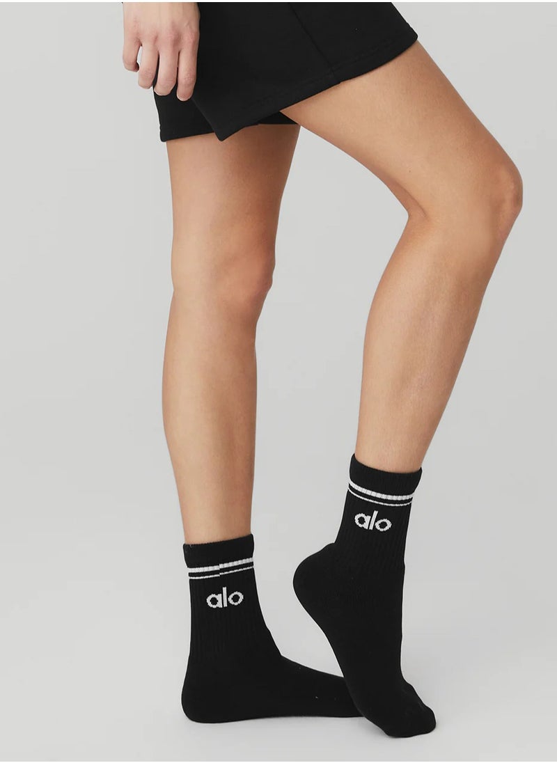 3pcs Unisex Half-Crew Throwback Sock