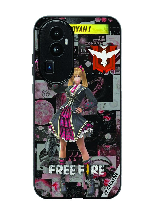 VR CREATIVE Protective Case Cover For Oppo Reno 10 Pro Plus Free fire Design Multicolour - Image 1