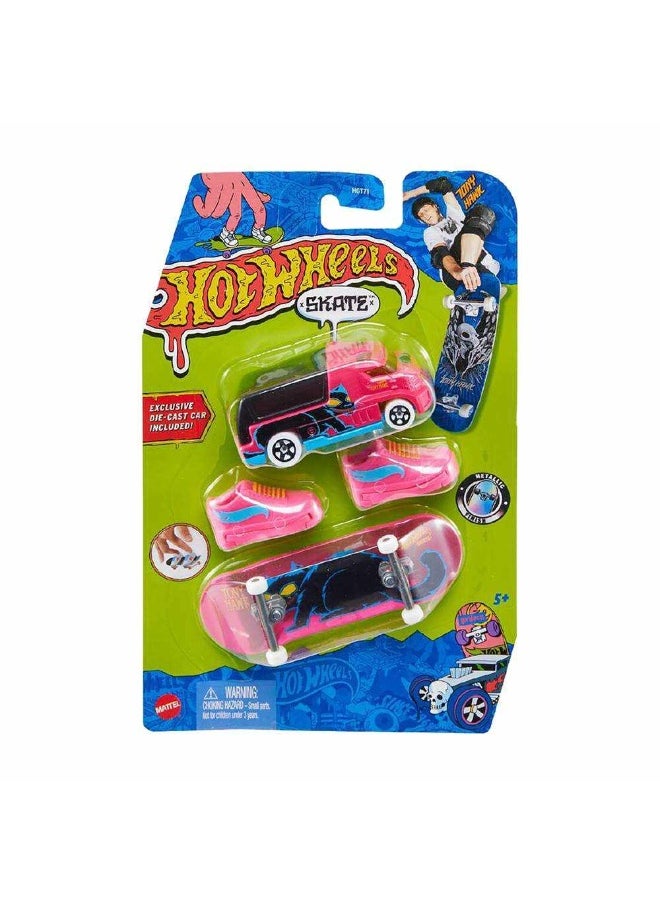 Hot Wheels Skate Tony Hawk Fingerboard & Skate Shoes with Die-cast Vehicle (Assorted) - pzsku/ZB75ED358D02097856843Z/45/_/1730629074/e43e1a62-63b8-4f40-842c-08619a7827d9