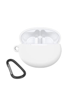 YOMNA Protective Case for Huawei Freebuds 5i Silicone Cover Shockproof Earphone Case Soft Thin Anti Slip Earbud (White)  - Image 1
