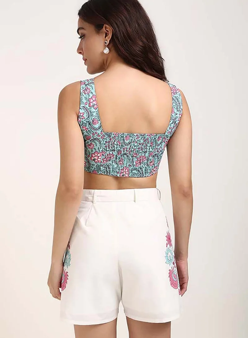 Virgio VIRGIO 100% Cotton Jaipur Block Print Bralette