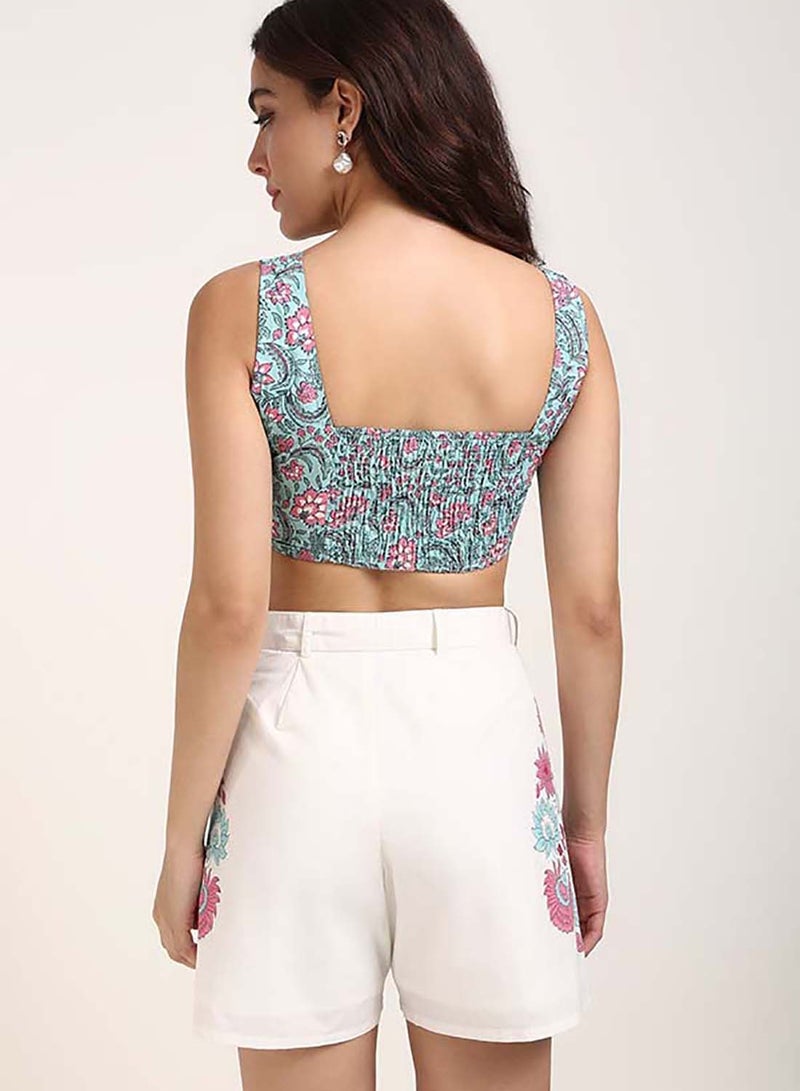 Virgio VIRGIO 100% Cotton Jaipur Block Print Bralette  - Image 3