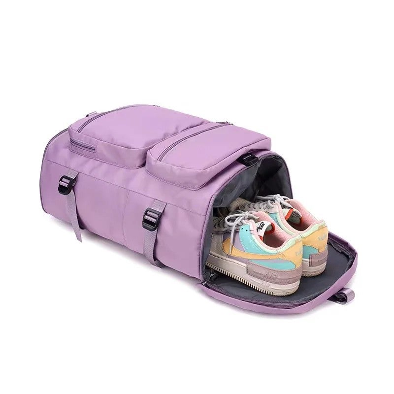 Y&D New Design Large Travel Gym Sport Duffel Bag Overnight Weekend Yoga Duffle Bag Backpack - Image 3