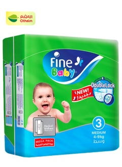Fine Baby Fine Baby Diapers, Size 3, Medium, 4-9 Kg, Mega Pack, 68 Diapers 