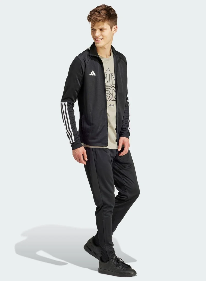 Adidas M Sereno Ts Black Training Suits For Men XS